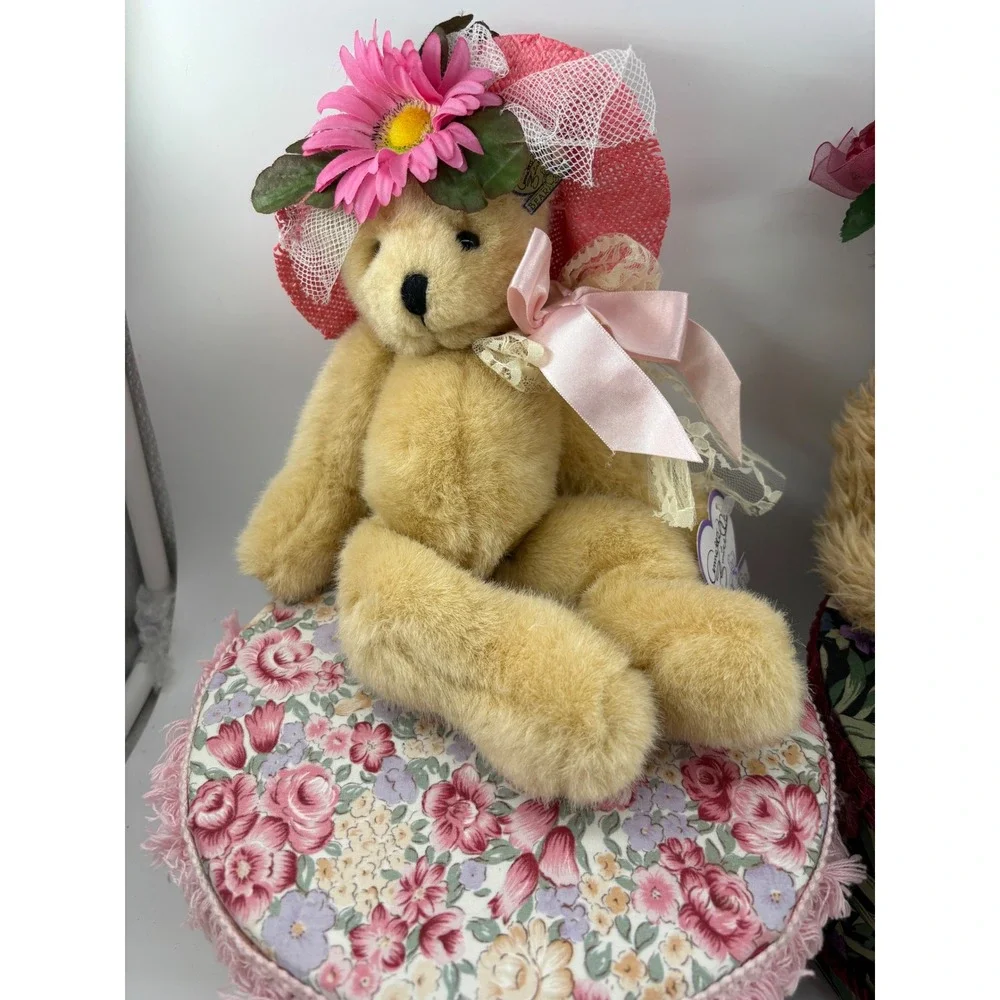 Annette Funicello Hat Box Bears Dolly372 & Rare Nikki1166 Complete Set COA Boxes